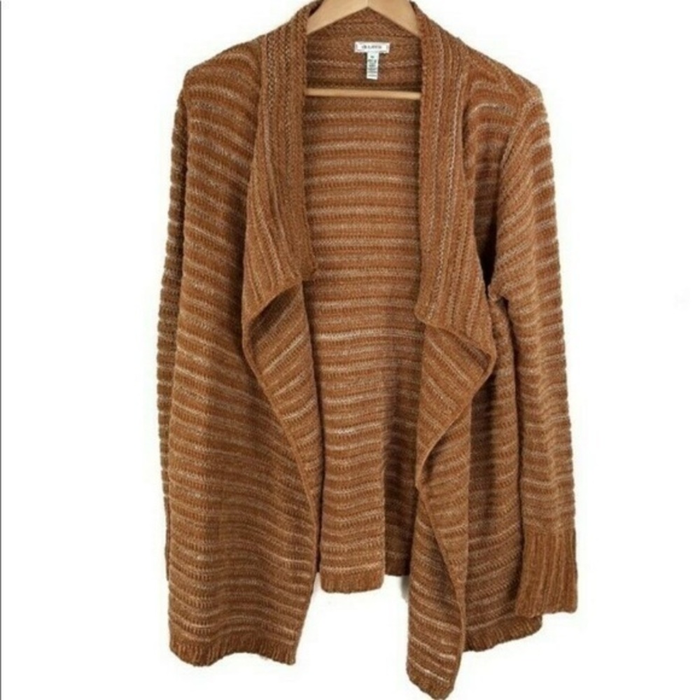 Nordstrom Susina Brown Open Front Cardigan